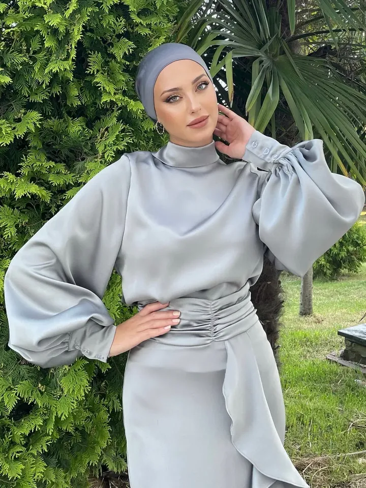 AHUNARE HIJAB - Bridesmaid Dress, Muslim Evening Dress, Nikah, Islamic Wedding, Engagement, Bridesmaid, , Prom Dresses, Long Dress,