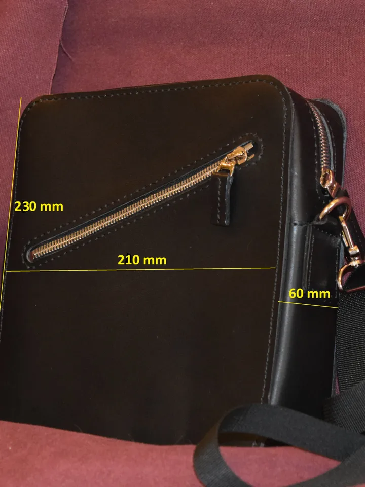 leather messenger bag pattern- Pattern leather bag-Men's Leather Bag