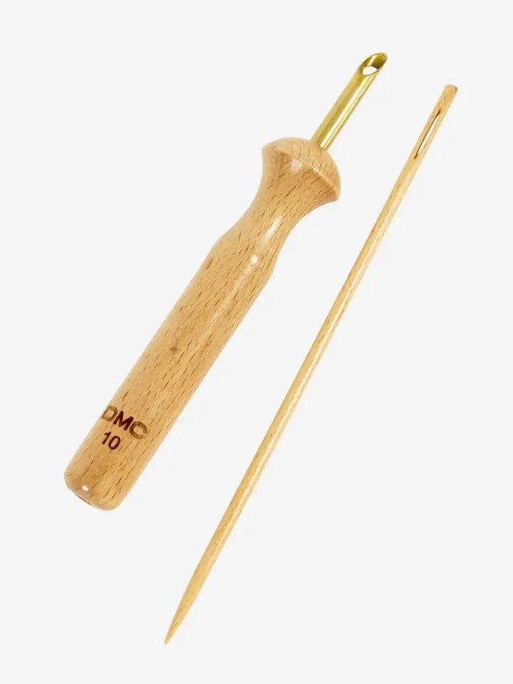 DMC / Punchneedle Pack, Wooden Punchneedle Tool + Yarn Needle - 15 cm - No. 10 / U1899/10