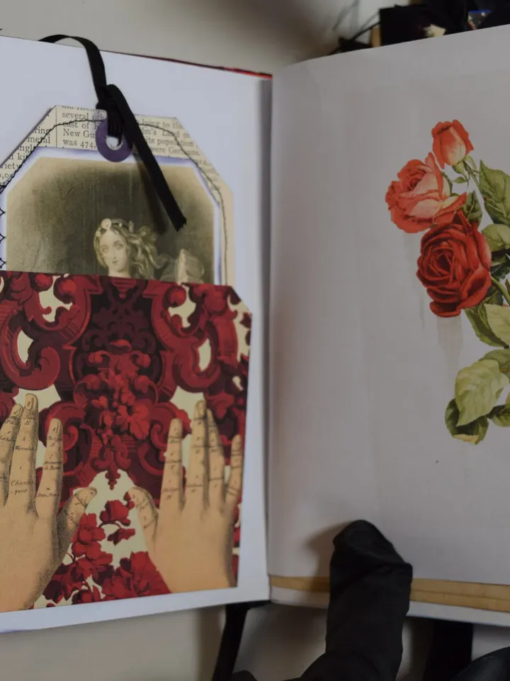 Vampire Themed Junk Journal-Handmade Journal
