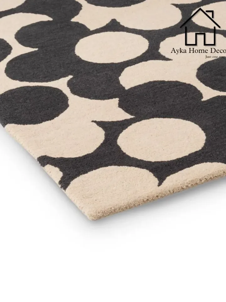 Ayka HandMade Tufted 100% Fine wool Trending carpets and rugs for Living Room and for kids room / Hall Rug / Christmas Gift / Office Rug