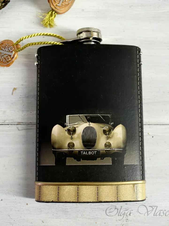 TALBOT metal flask for drinks