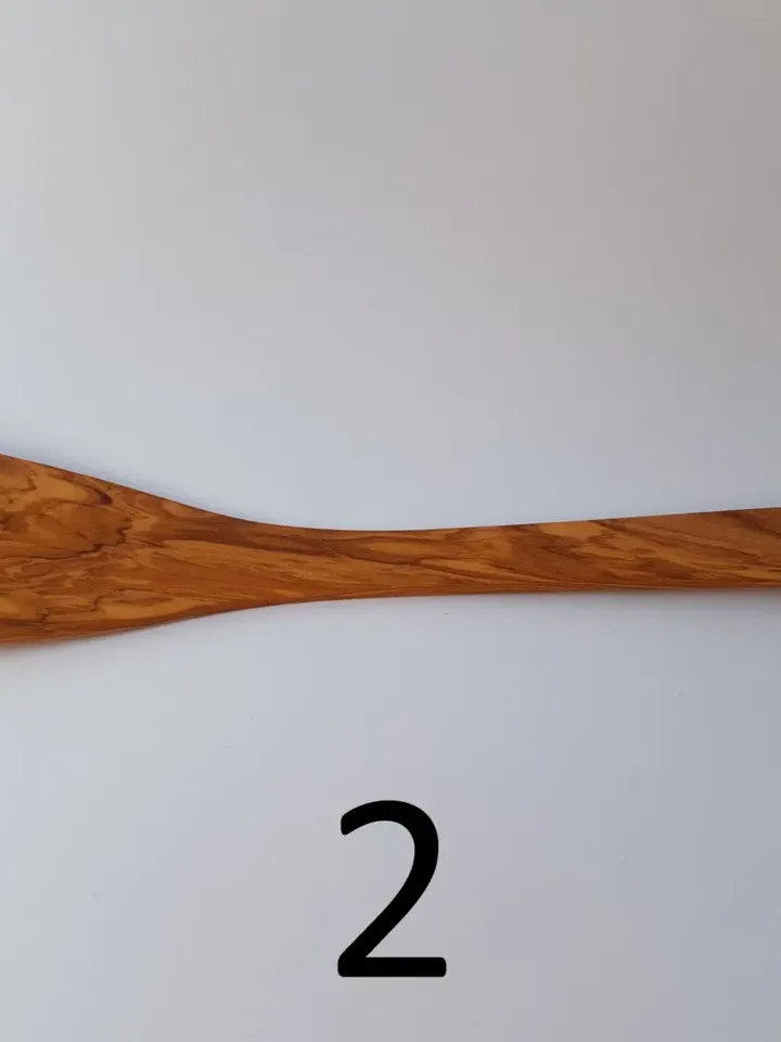 Very Large Olive Wood Spatula WOK - In 3 Versions 37 cm / 14.56" - Handmade in Albania - Cooking Equipment - 100% Bio Products