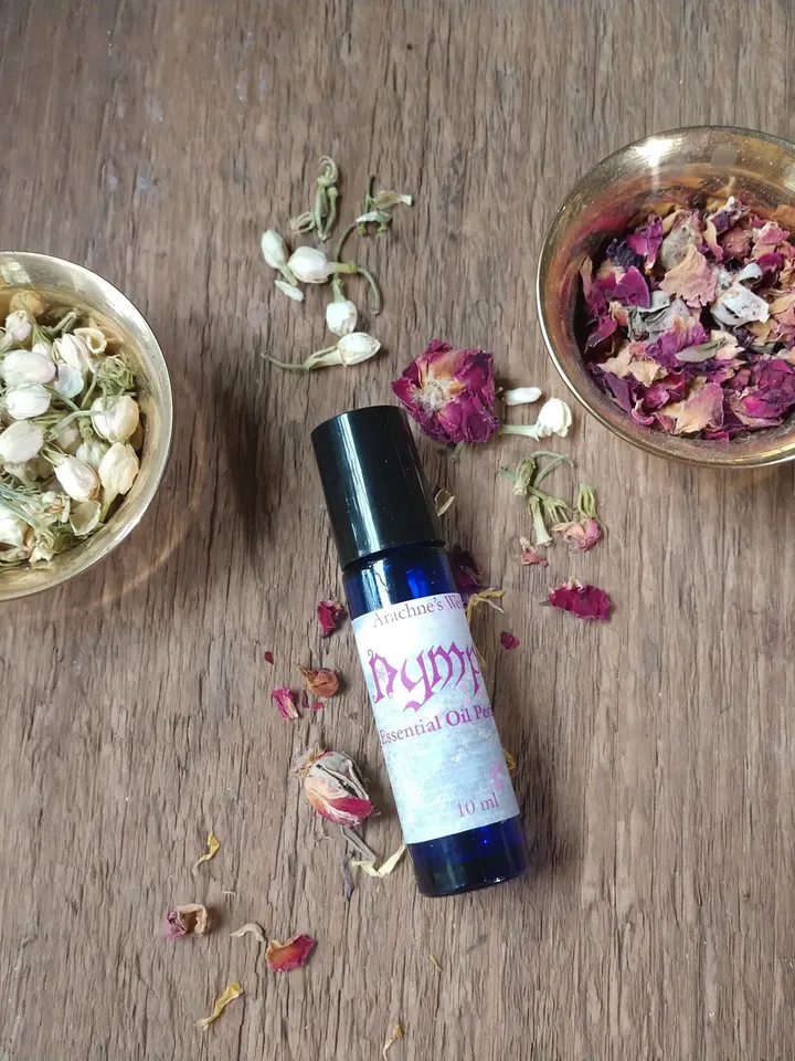 Nymph Perfume, Essential Oil, Blended Essential Oil Perfume, Floral Scent, Witchy Perfume