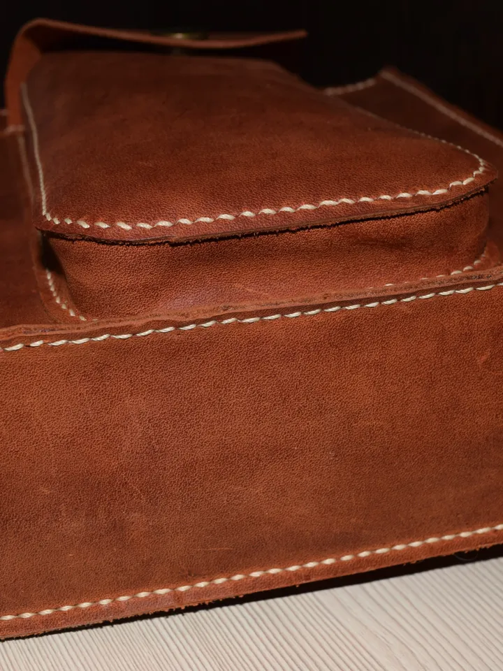 Leather Pattern BAG - Messenger Bag PDF - DIY - Leather bag - Template Leather bag