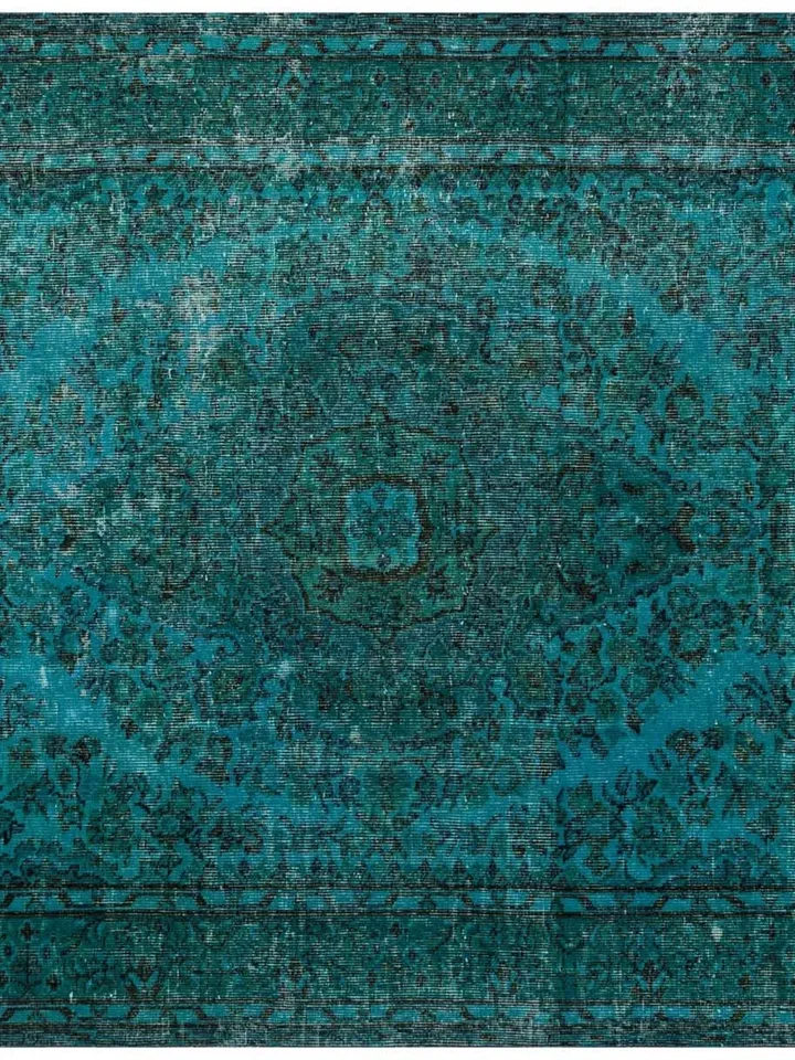 Turkish Rug, Blue Turkish Rug for living room , Home decor, Bohemian Kilim, 5,1 x 8,5  ft
