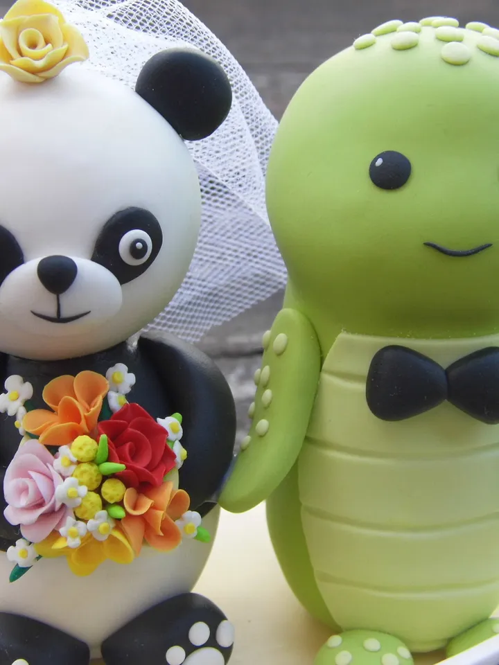 Animal Wedding Cake Topper Custom Figurine, Unique Wedding Gift For Couple, Wedding Centerpiece Figurine, Funny Custom Animal Cake Figurine