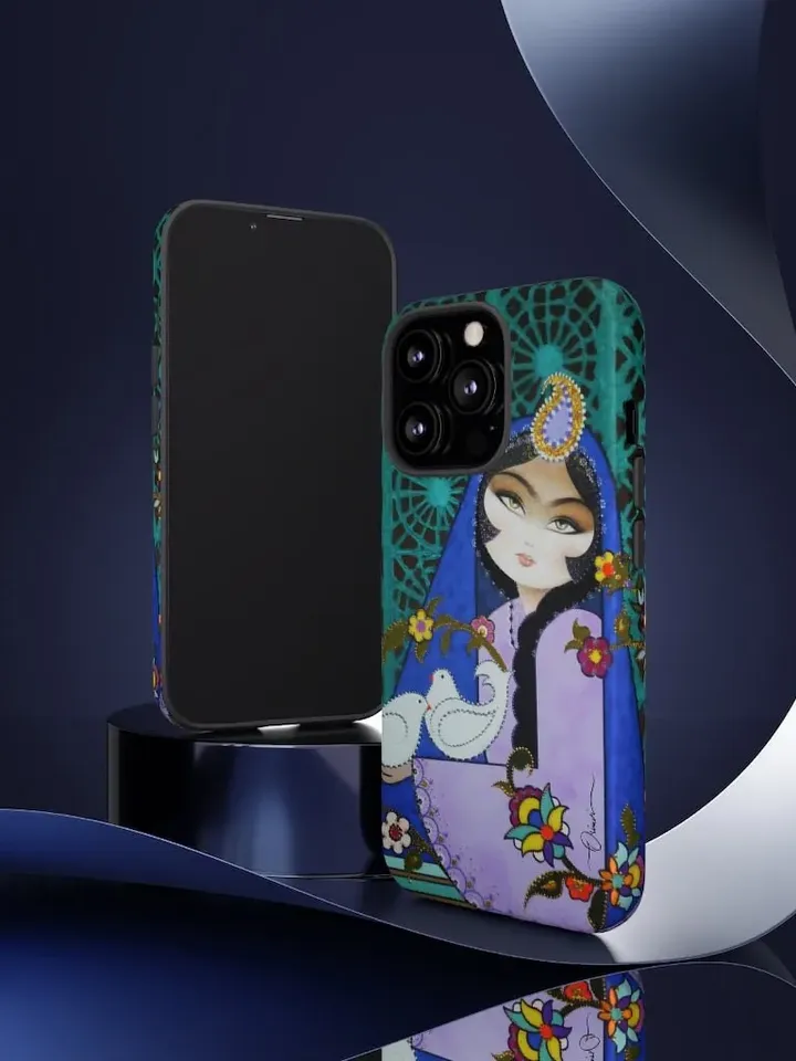Persian Khatoon Phone Tough Cases | Persian Art iPhone Samsung Case Cover