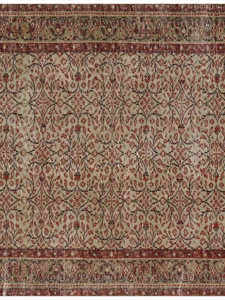 Antique Turkish Rug - 143x246 cm Brown Beauty with a Historical Twist, Perfect for Adding Old-World Charm to Your Home Decor!