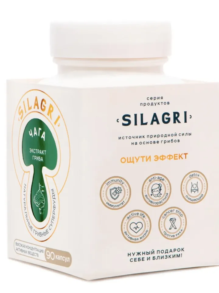 Chaga mushroom capsules 90 pcs