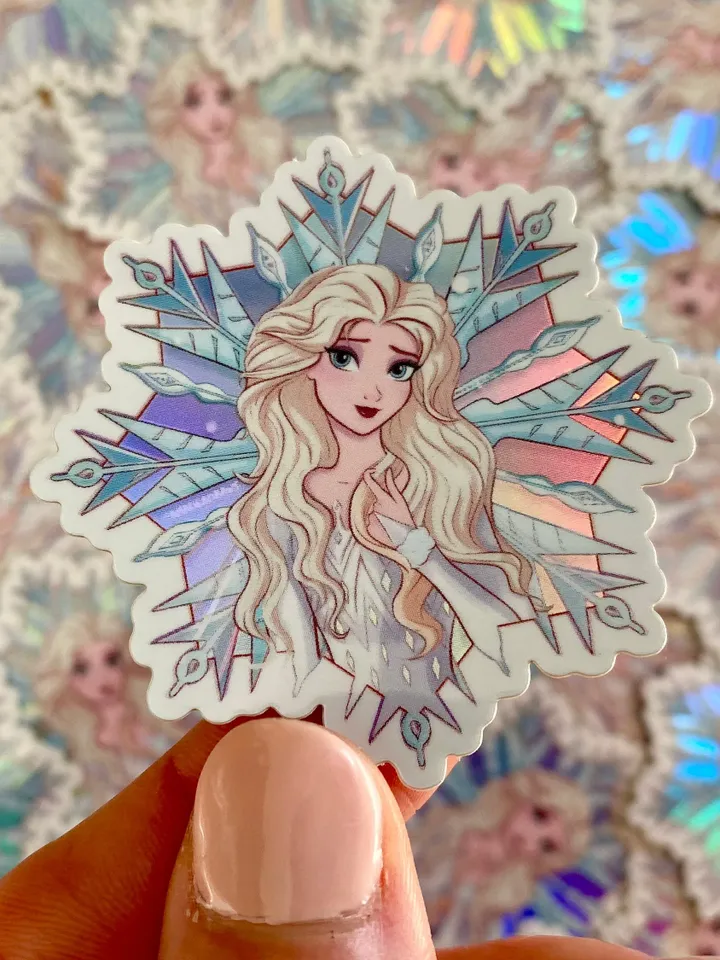 Ice Princess Sticker | Hydroflask Sticker | Laptop Sticker | Sticker | Small Gift | Gift | Holographic