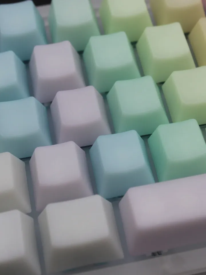 Jelly POM Keycaps Rainbow Keycaps keyboard keycap pom keycap jelly keycap