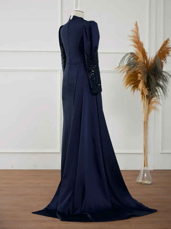 AHUNARE HIJAB - Wedding Dress, Muslim Evening Gown, Nikah, Islamic Wedding, Engagement, Bridesmaid,