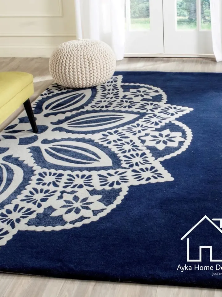 AYKA FLUERI 100% Woolen Area Rug For Hall Kitchen Living Room Bed Room Bath Room Dining Room Kids Room Carpet / Hall Rugs / Christmas Gift