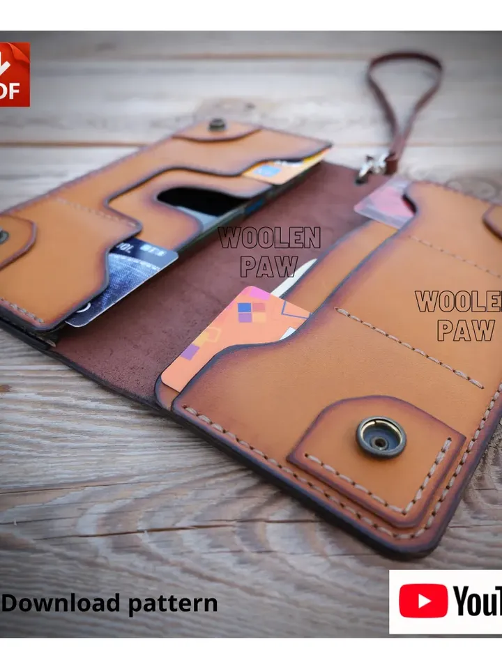 PDF pattern to make a Big Wallet. PW6