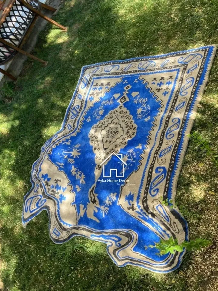 Melting Persia HandMade Tufted 100% Fine wool Trending carpets and rugs for Living Room and for kids room / Modern Persian Rug / Christmas