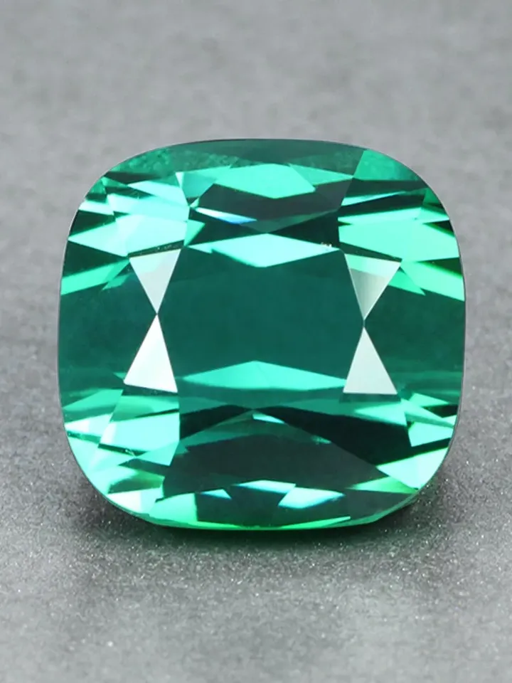 22.02 CT Flawless ! Magnificent Cushion Cut ! Rare Unheated 100% Natural Greenish Blue Lagoon Tourmaline