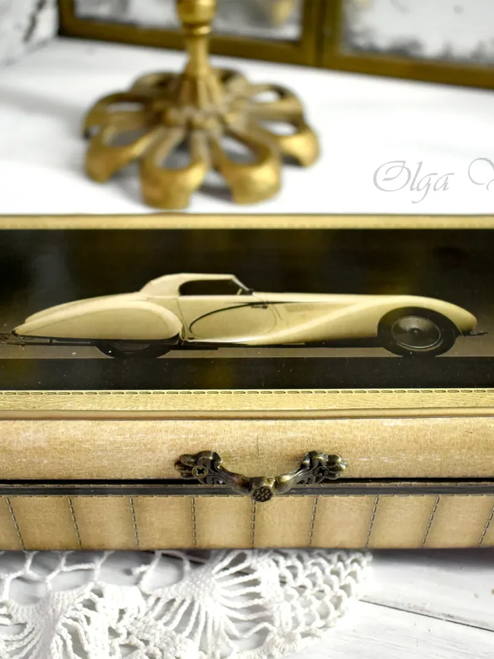 TALBOT banknote box made of solid casket for money or small items