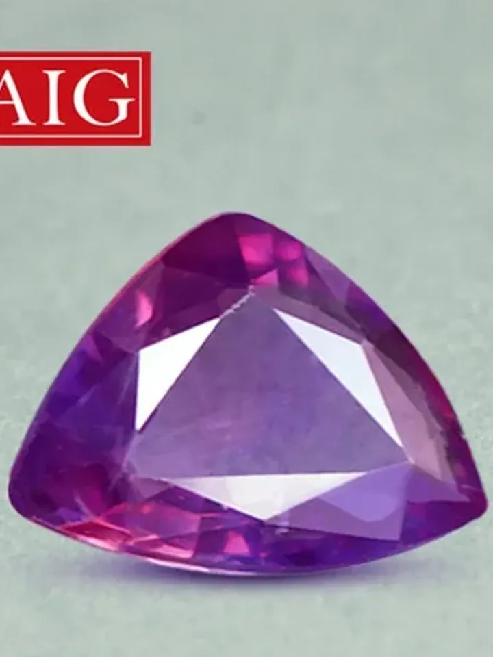 0.83 CT AIG Certified Superb Unheated 100% Natural Pink Sapphire Madagascar