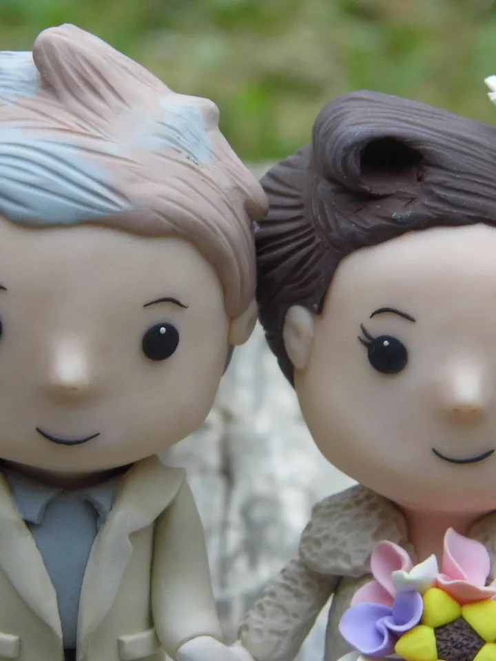 Custom Wedding Cake Topper Bride Groom Figurine, Wedding Gift For Couple, Unique Wedding Cake Decoration, Personalized Couple Cake Topper