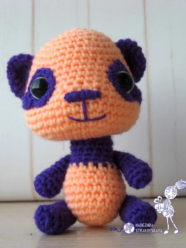 PATTERN: Kawaii style Panda crochet pattern*