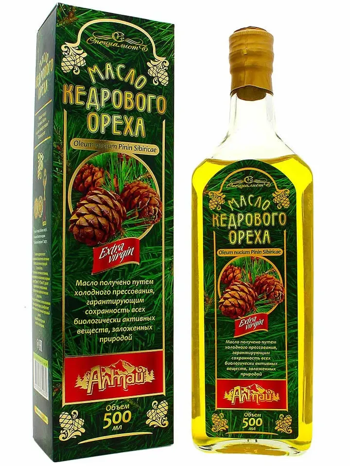 Pine nut oil "Altai" Premium 500ml ( 16.91 oz)