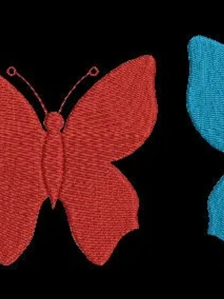 Butterfly embroidery design Silhouette embroidery pattern for girls