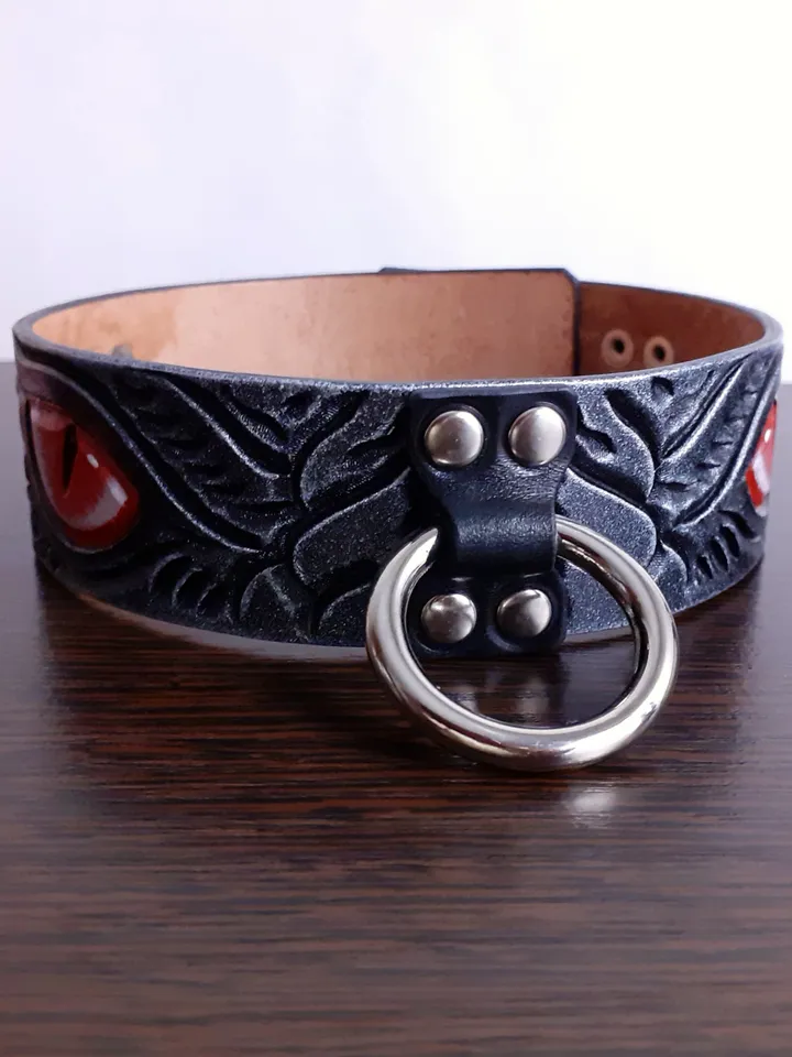 Luxury Dragon BDSM collar for submissive