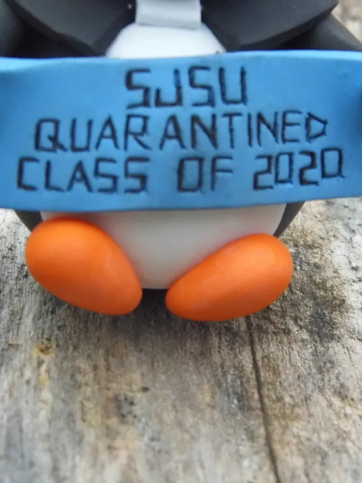 2022 Quarantined graduation Christmas ornament, Covid penguin ornament, Personalized 2022 Christmas Ornament Vaccine Pandemic Quarantine