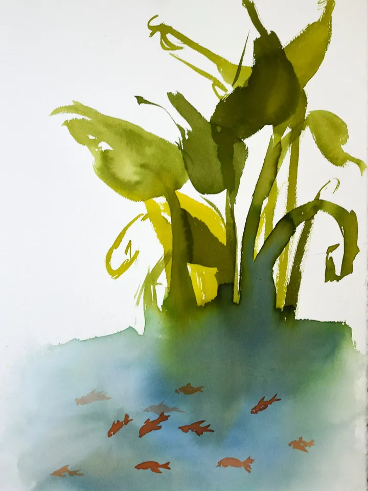 Botanical Watercolor Painting, Watercolor Paints, Small watercolor painting, Botanical Art, Botanical Wall Art, Flower painting, Watercolor