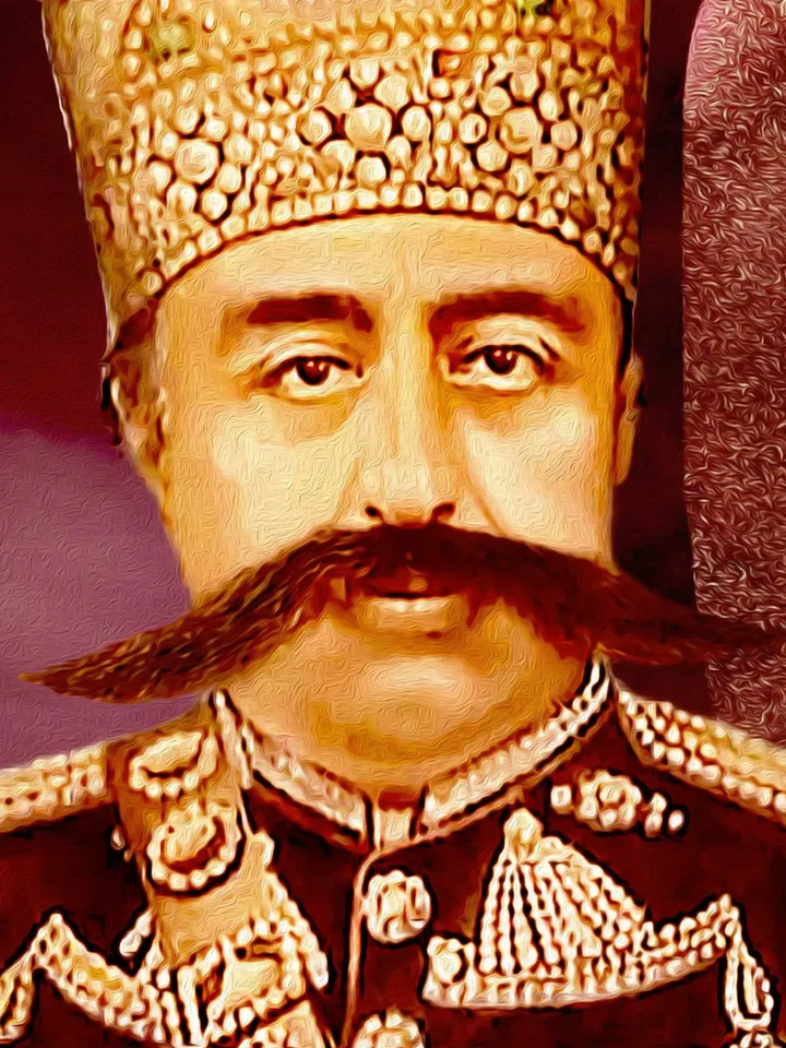 Casino Qajar | Persian Modern Art | Qajar Art | Persian Unique Wall Art | Persian Canvas | Wall Art | Iranian Gift