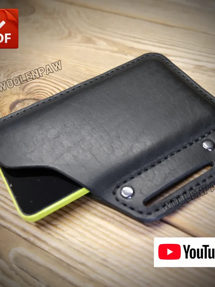 Leather pattern - Belt Phone case(BPC-Frend) / Suitable for iPhone 8 Plus, iPhone-X, iPhone 11, iPhone 11 Pro Max