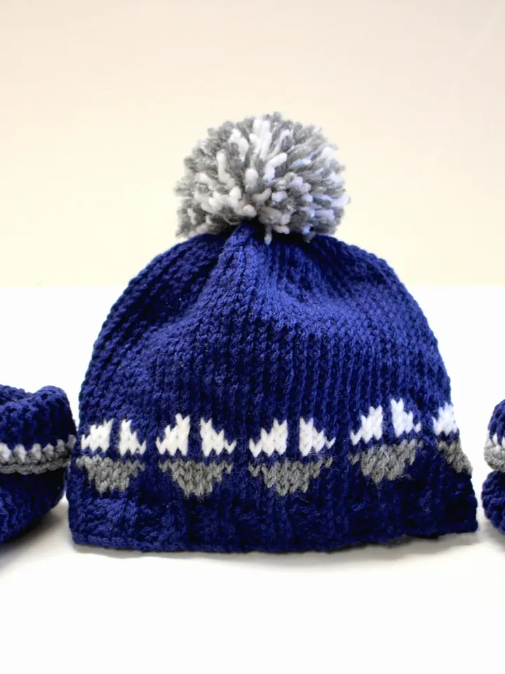 Sailboat Hat and Booties Set, Expectant Parents Baby Shower Gift Idea, Photoshoot Prop, Newborn Crib Hat and Shoes, Sailor Hats, Little Boys
