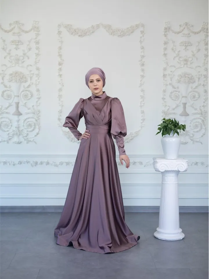 AHUNARE HIJAB - Bridesmaid Dress, Muslim Evening Dress, Nikah, Islamic Wedding, Engagement, Bridesmaid, , Prom Dresses, Long Dress,