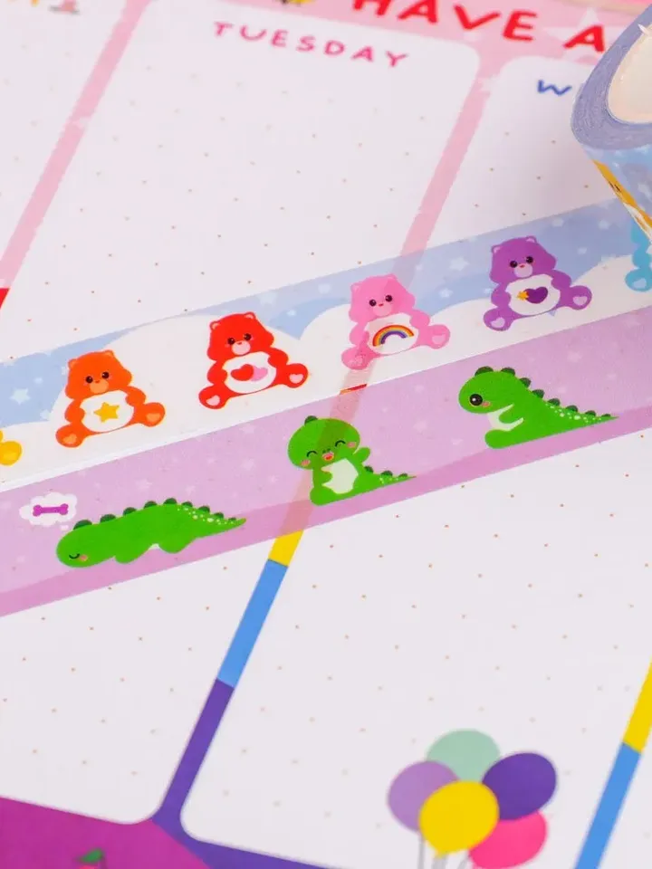 Dinosaur washi tape , Jurassic Dino Prehistoric Planner Washi masking tape, T-Rex Crafting planner Tape is a great Dinosaur Lover Gift