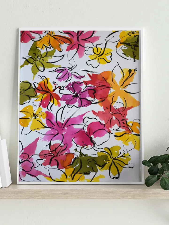 Small Watercolor Painting.Original Watercolor Painting.Handmade Watercolor Paint. Watercolor Paints. Watercolor Flowers. Watercolor Original