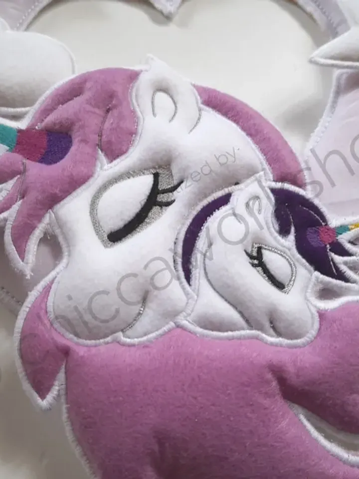 ITH Ghirlanda Unicorno- Ricamo a macchina con tutorial