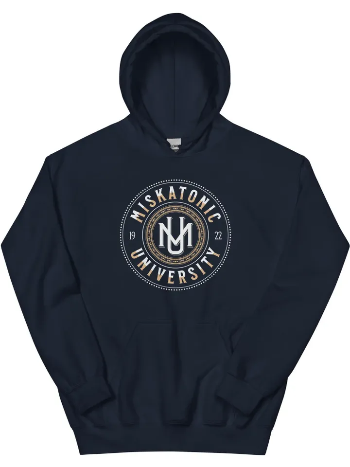 Miskatonic Univeristy Hoodie (Unisex) | HP Lovecraft Art Sweatshirt, Call of Cthulhu, TTRPG Gift, Role Playing Game Shirt