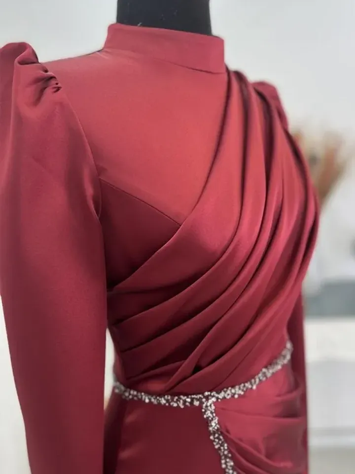AHUNARE HIJAB - Wedding Dress, Muslim Evening Gown, Nikah, Islamic Wedding, Engagement, Bridesmaid, , Hijab, Ramadan Eid, Prom Dresses