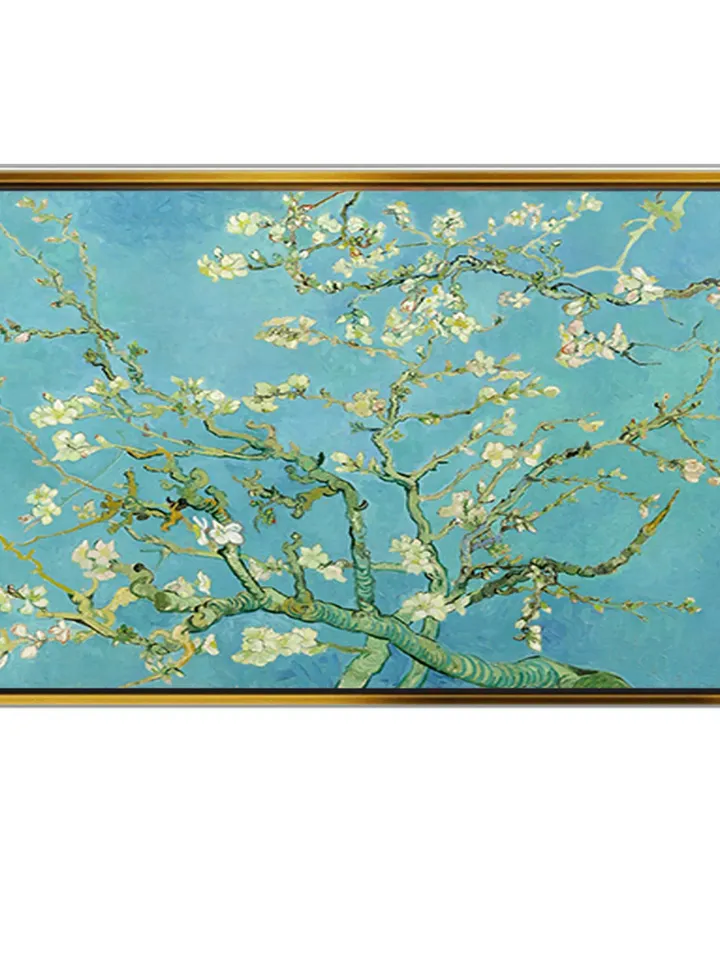Vincent van Gogh Almond Blossoms Print on Canvas , Floating Frame Option, Modern Wall Art, Extra Large Canvas Wall Art