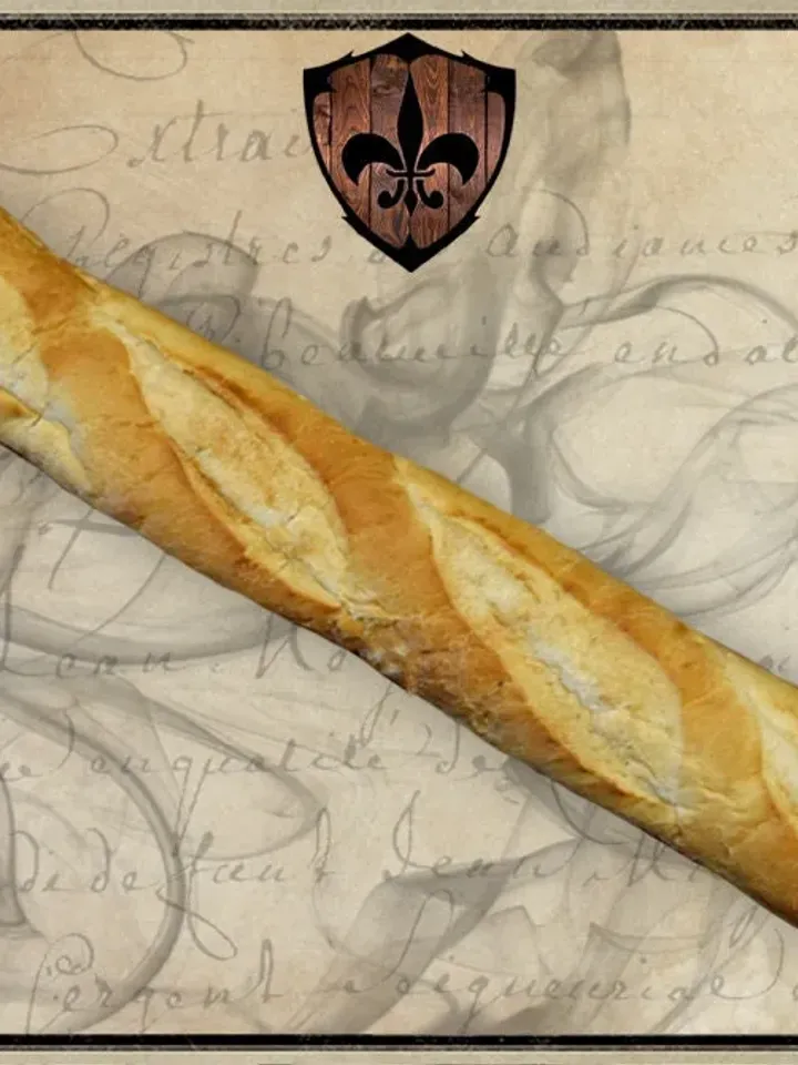Bridget the baguette foam LARP food for live action role playing or cosplay. *TAX INCLUDED*