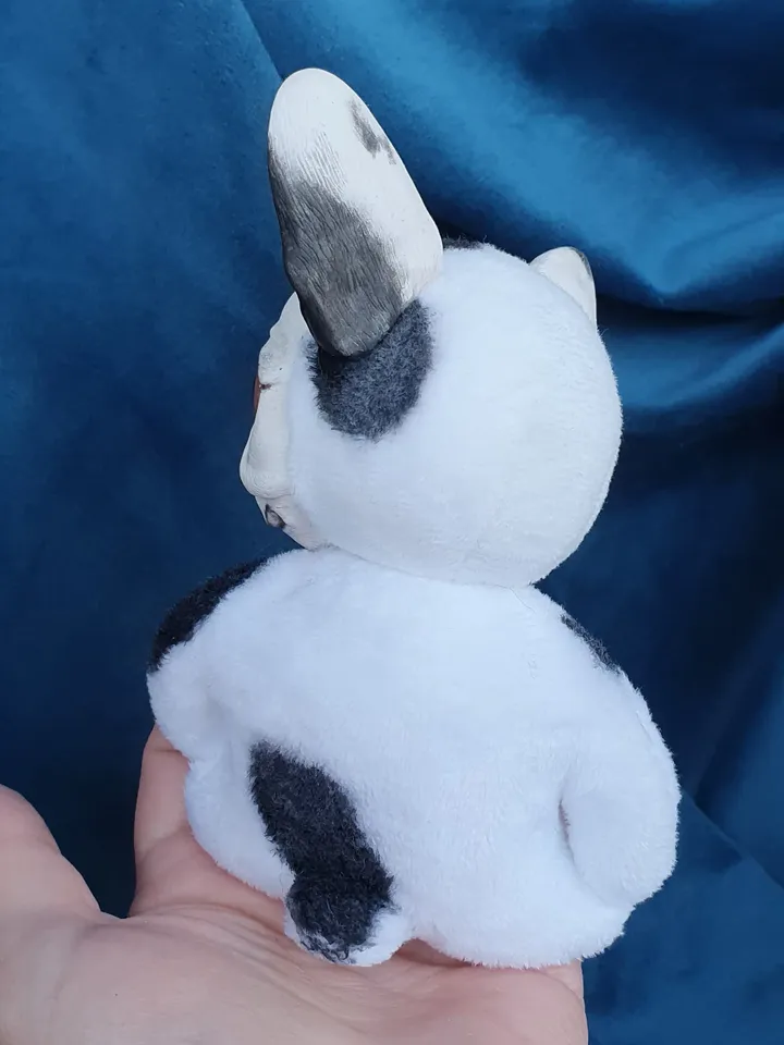 French bulldog, toy, teddy bulldog, plush dog, little bulldog, one of a kind, cute chibi bulldog