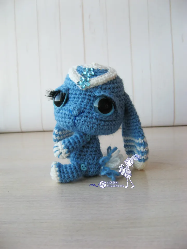 TUTORIAL: Kawaii style Bunny cute little crochet pattern*