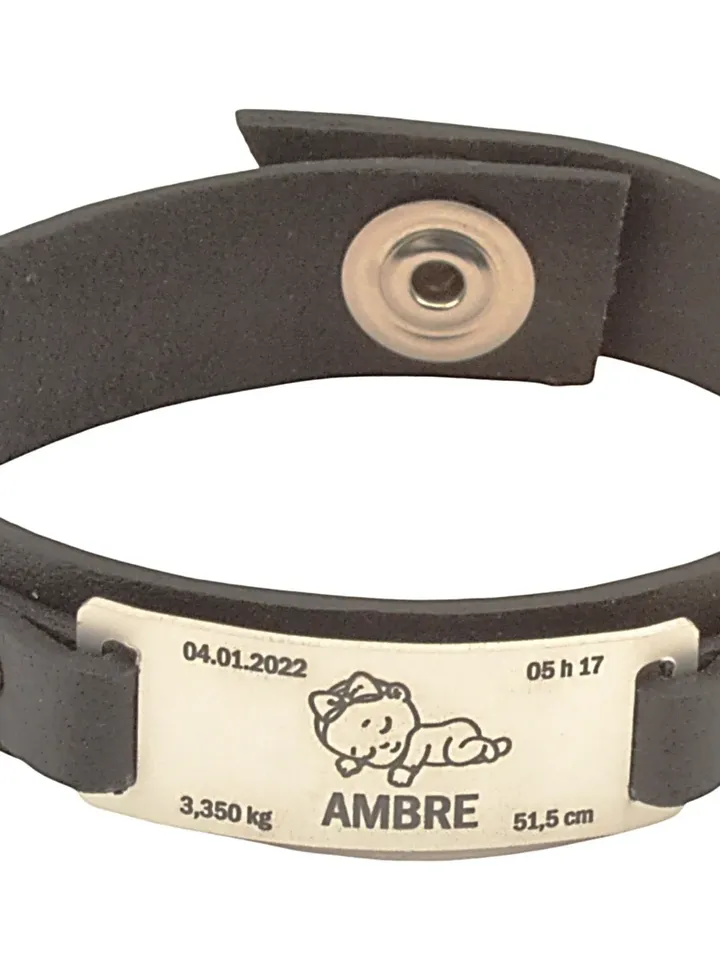 Personalized Gifts for Men, Actual Handwriting Gift for Him, Men Handwritten Jewelry, Wide Leather Cuff, Signature Bracelet Memorial