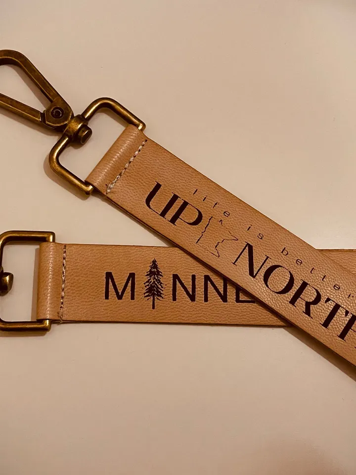 Customizable Leather Keytag