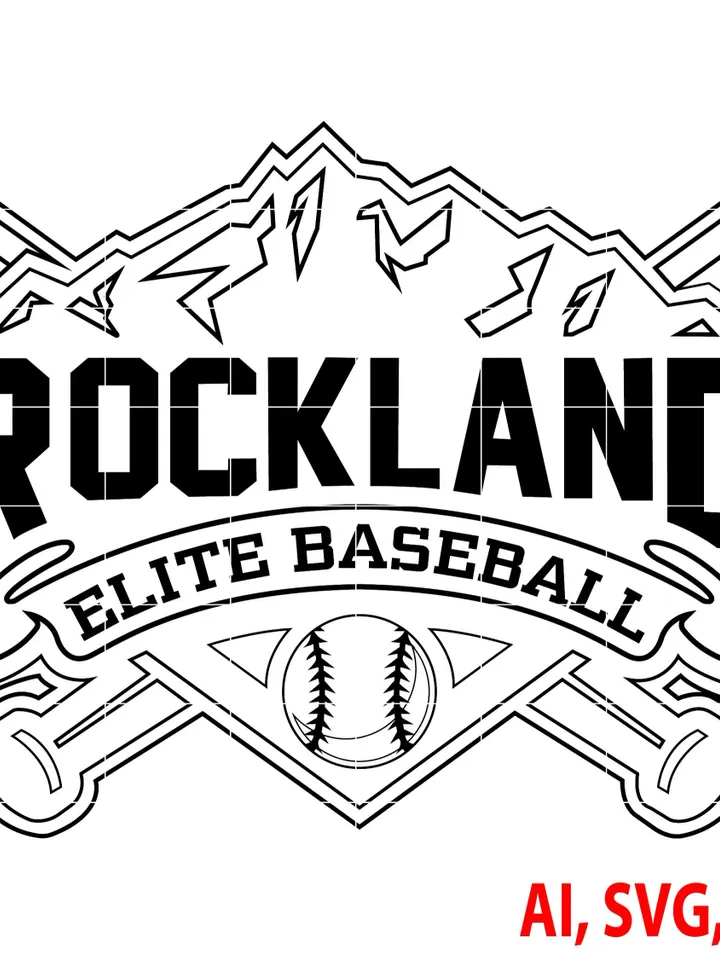 Rockland Logo, Seal, Custom, Ai, Vector, SVG, DXF, PNG, Digital