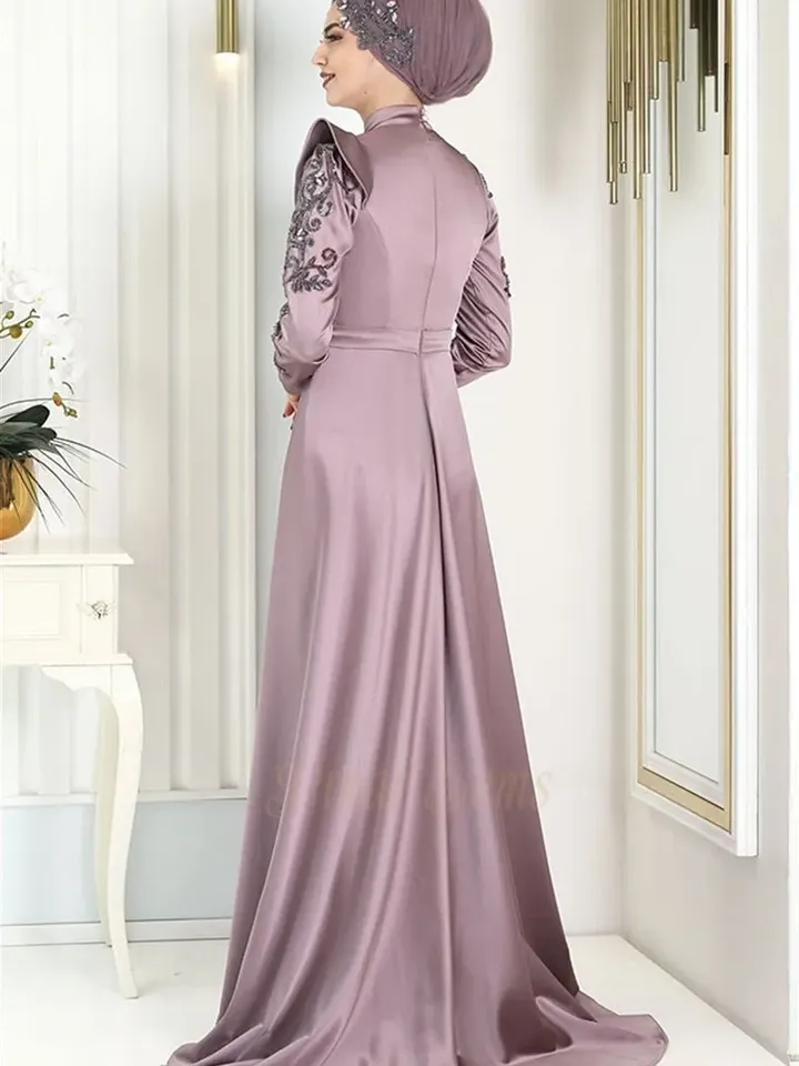 AHUNARE HIJAB - Wedding Dress, Muslim Evening Gown, Nikah, Islamic Wedding, Engagement, Bridesmaid