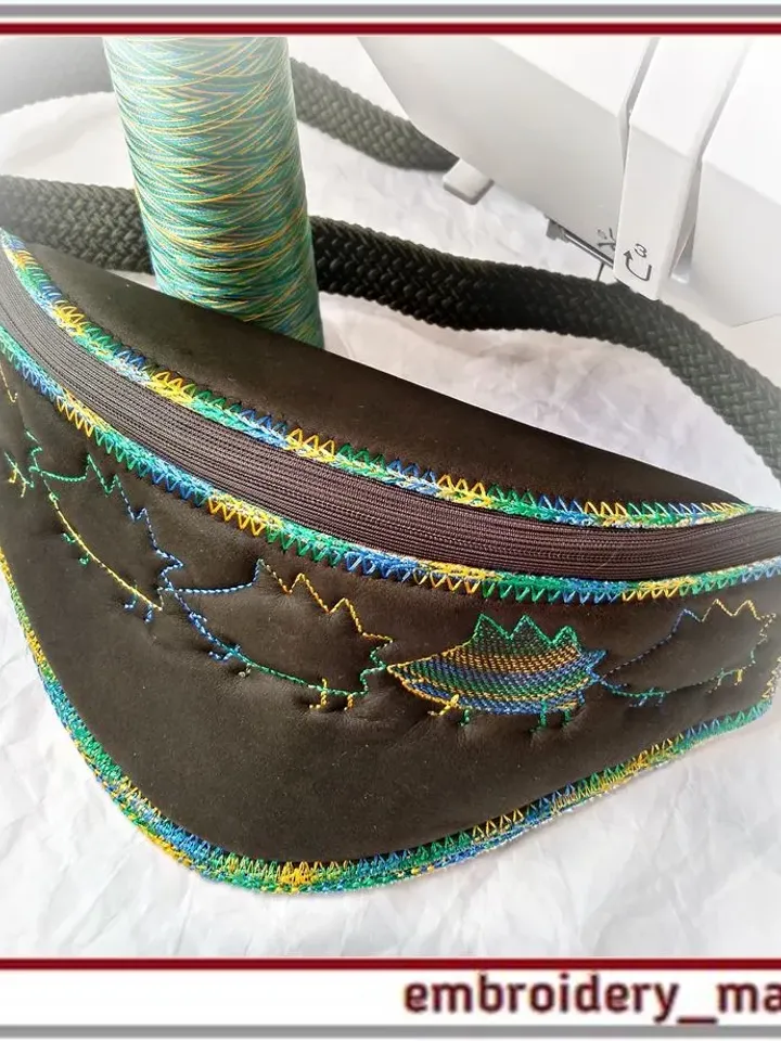 In the hoop Embroidery design waist bag Hedgehogs