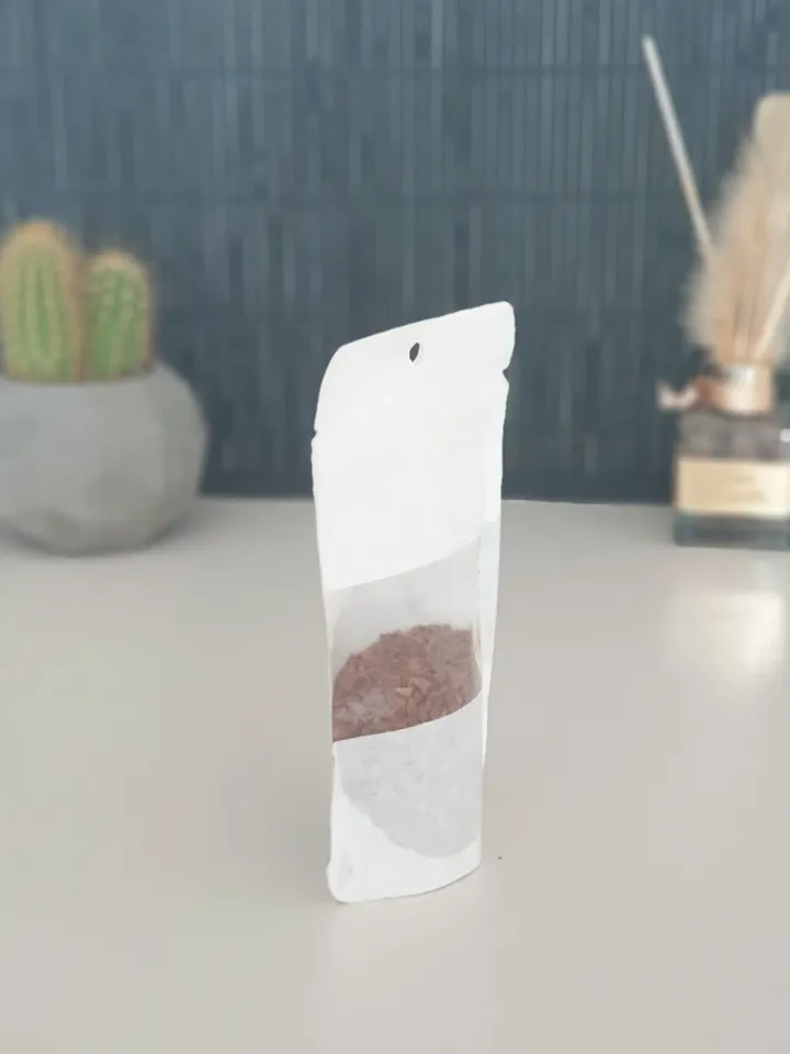 WHITE KRAFT PAPER bags, Stand Up Pouches, Kraft Clear Window Box, Kraft Pouch for Coffee, Kraft Bags for herbs Foil Bags, Paper Storage Bags