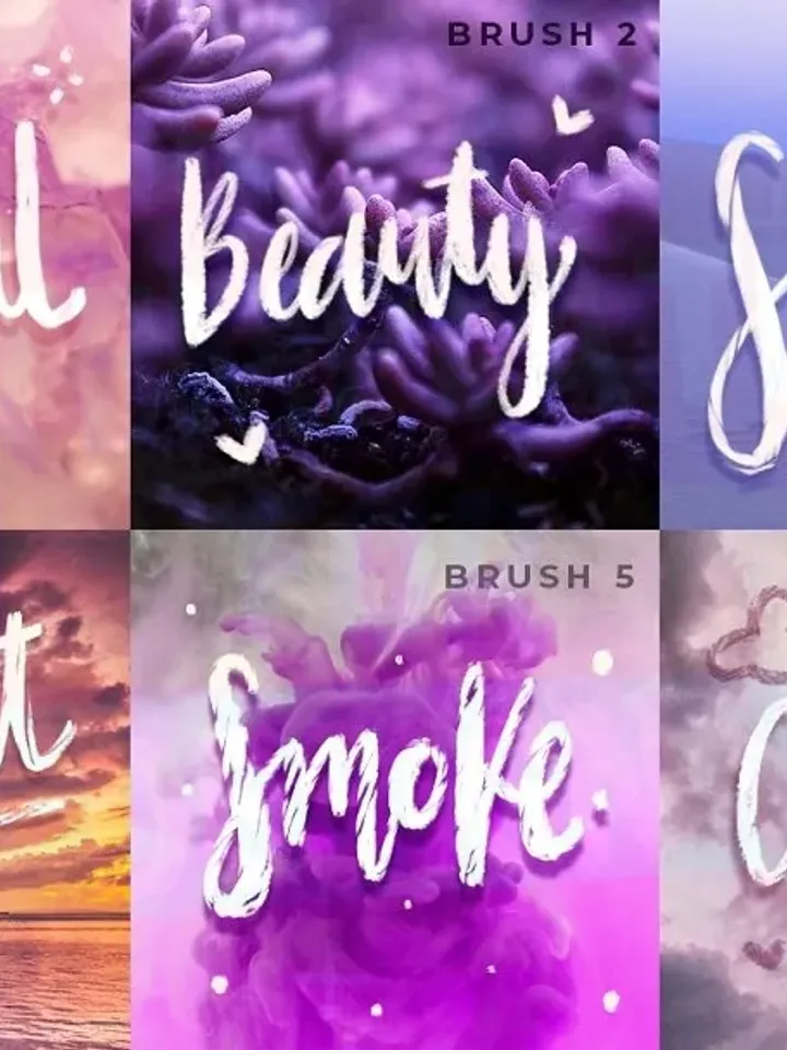 Procreate Brushes, Dry Marker, Procreate brush, Procreate lettering